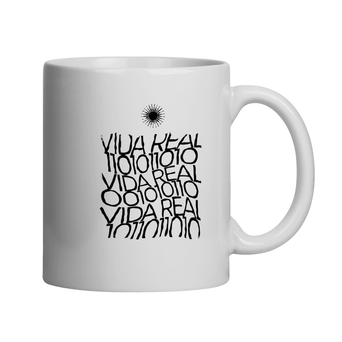Vida real • caneca, cor Branco