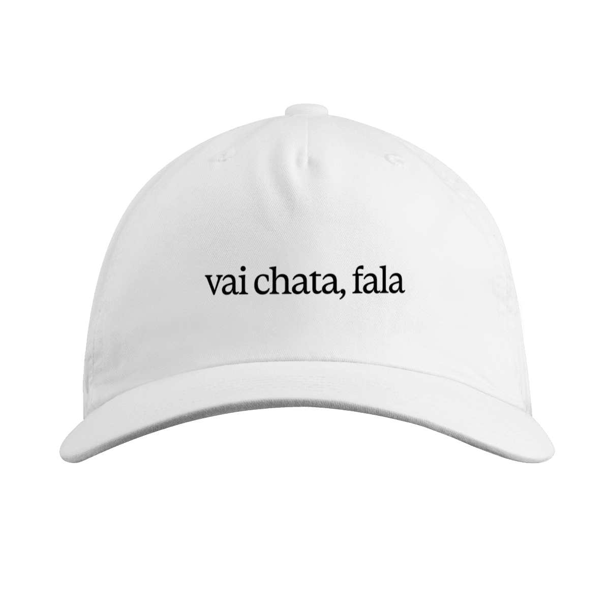 Vai chata, fala • boné, cor Marrom