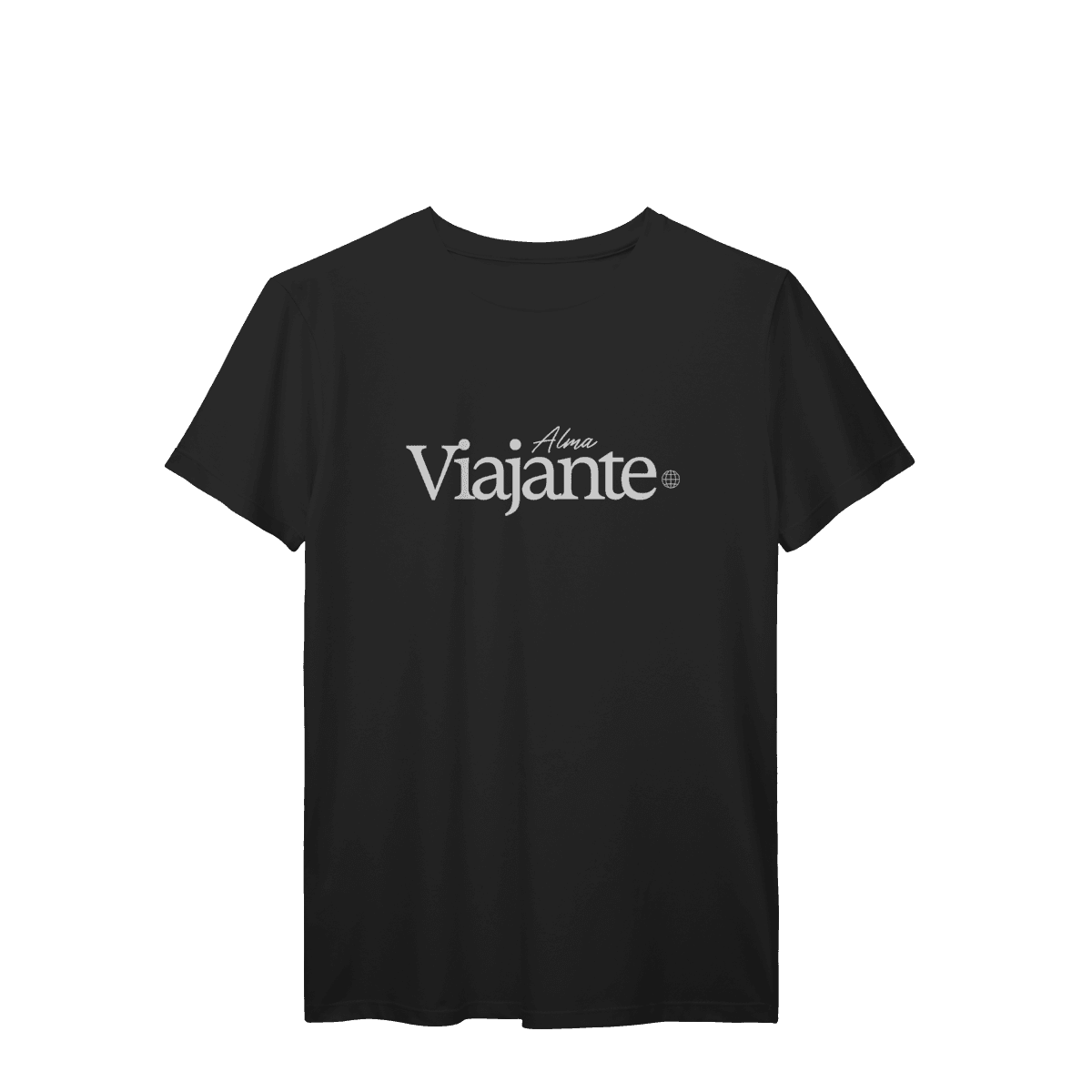 Alma viajante • camiseta, cor Preto
