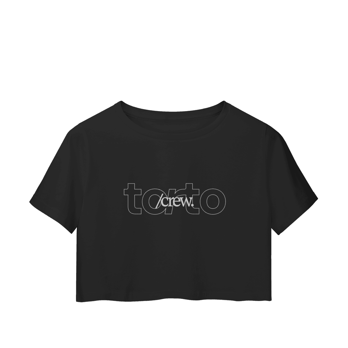 Torto crew • cropped, cor Preto