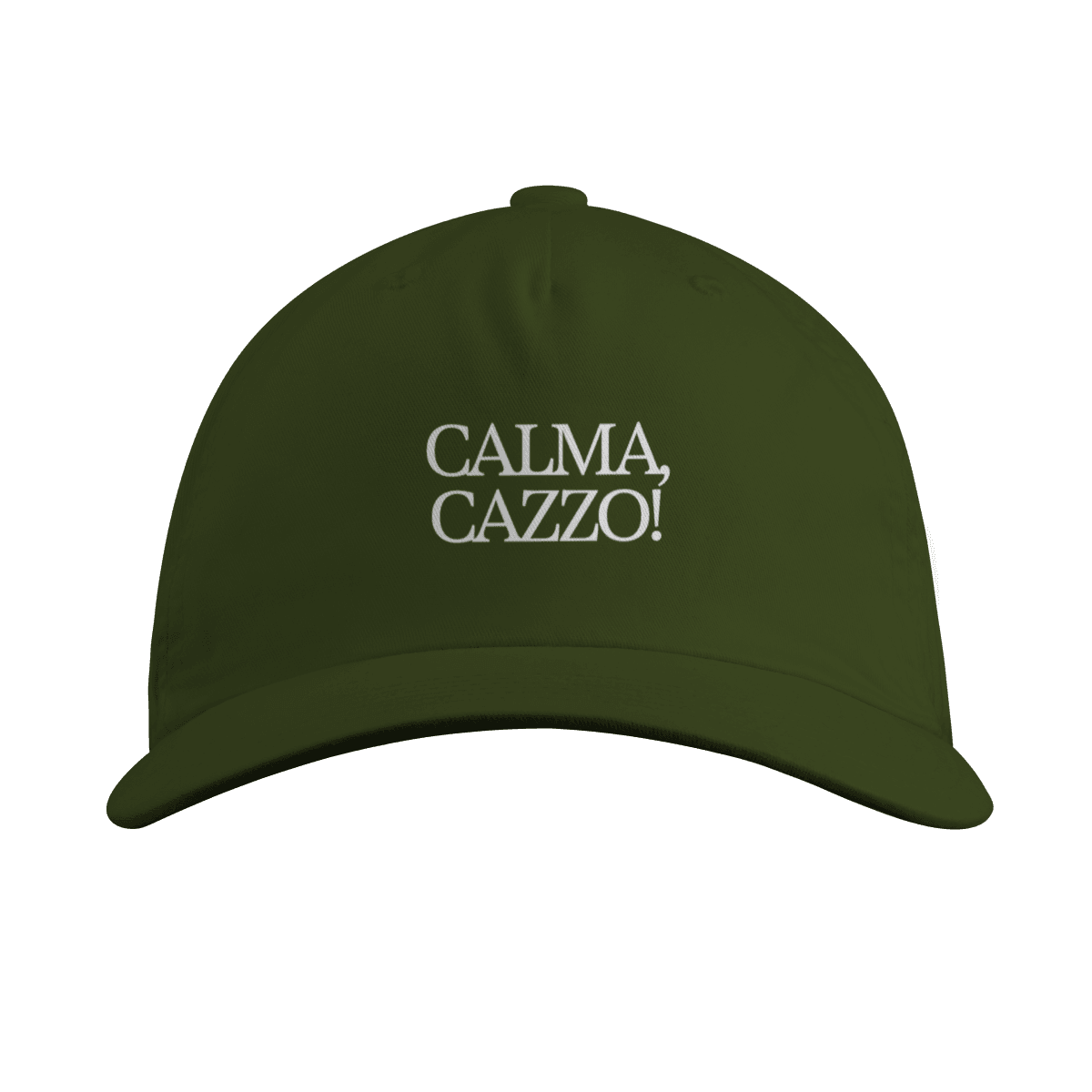 Calma, cazzo • boné , cor Marrom