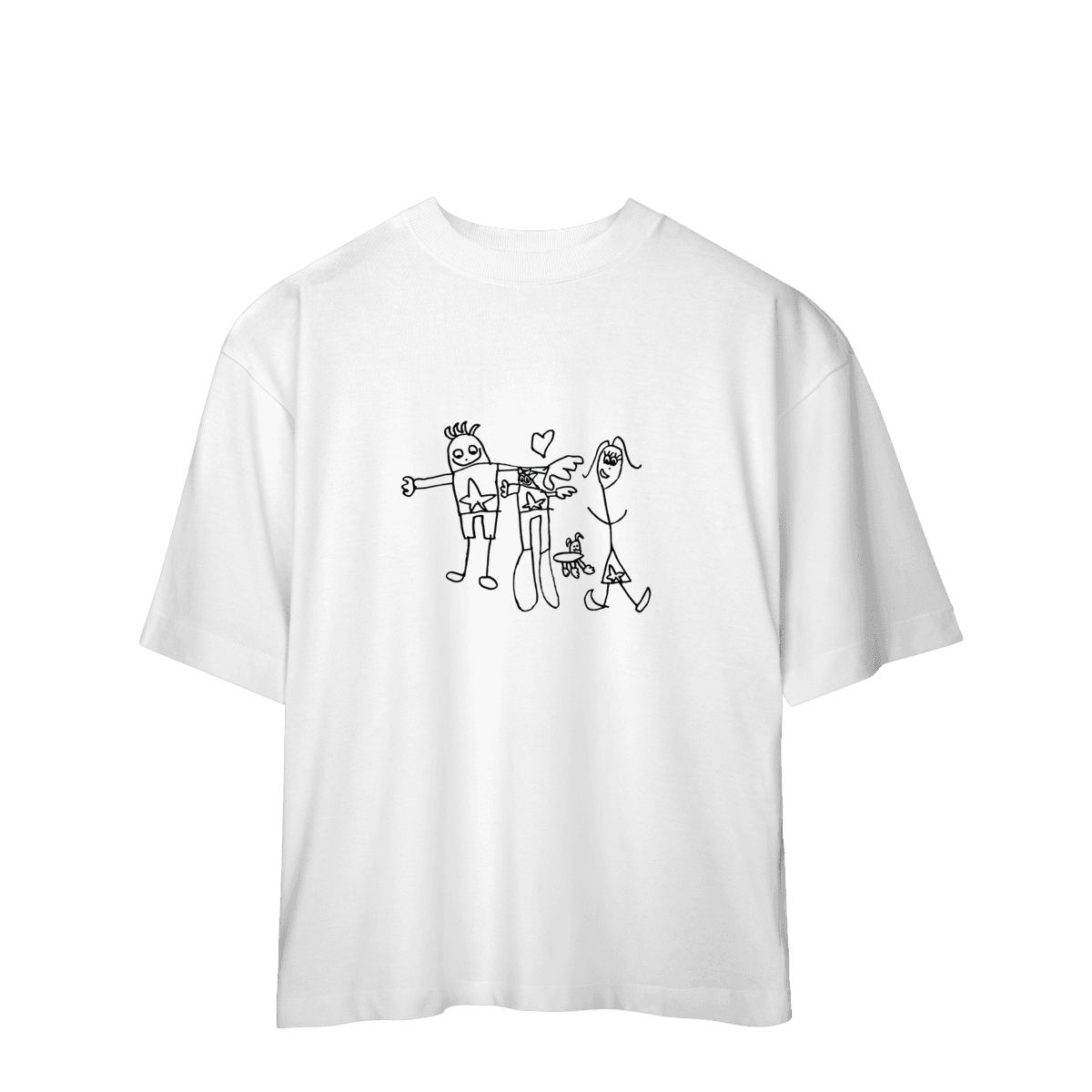 Família do mathias • oversized, cor Branco