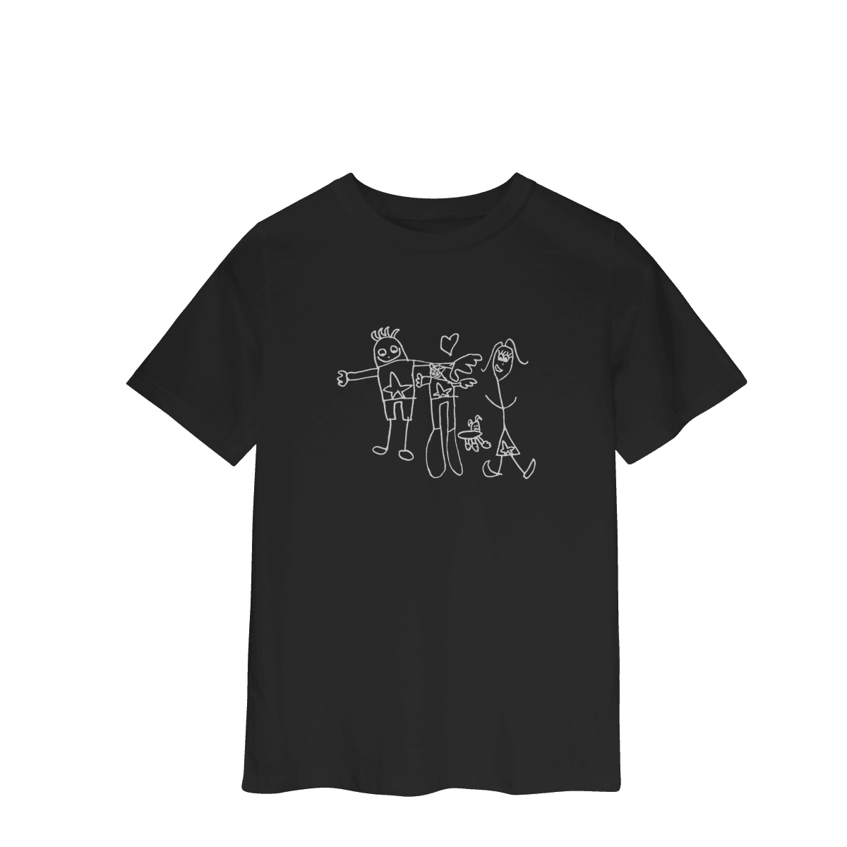 Família do mathias • tshirt, cor Preto